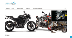 Desktop Screenshot of latestmotorcycles.com